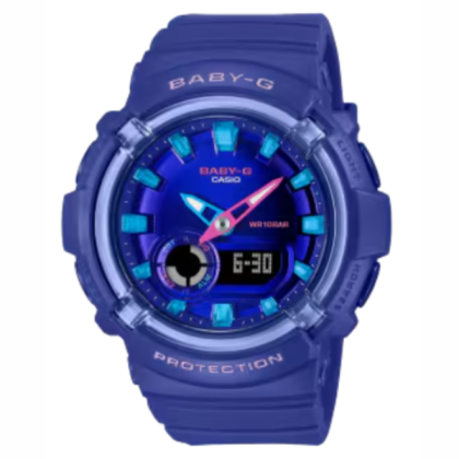 Casio Baby-G BGA-280DN-2A Blue Resin Band Women Sports Watch